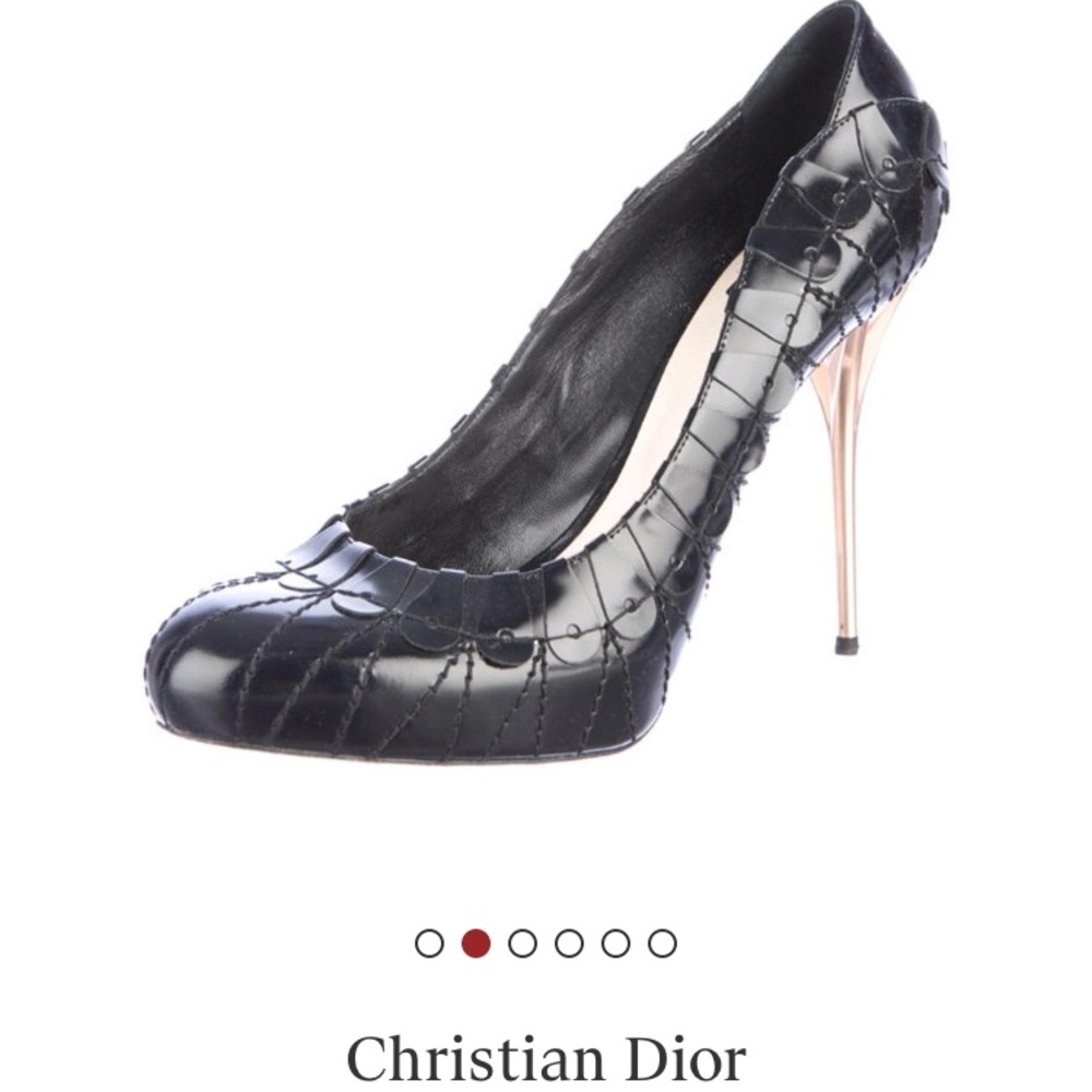Dior Black stiletto heels